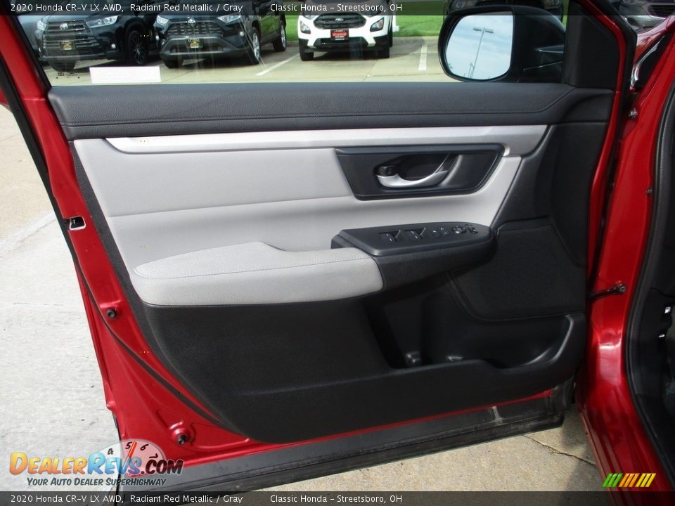 2020 Honda CR-V LX AWD Radiant Red Metallic / Gray Photo #25