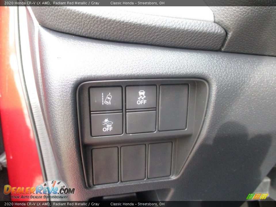 2020 Honda CR-V LX AWD Radiant Red Metallic / Gray Photo #28