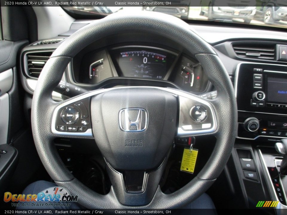 2020 Honda CR-V LX AWD Radiant Red Metallic / Gray Photo #29