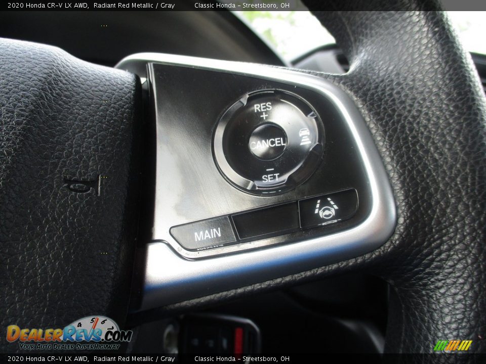 2020 Honda CR-V LX AWD Radiant Red Metallic / Gray Photo #31