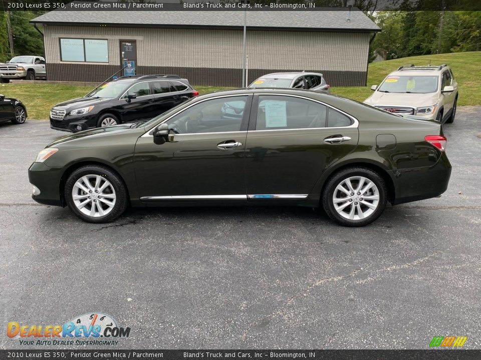 2010 Lexus ES 350 Peridot Green Mica / Parchment Photo #1