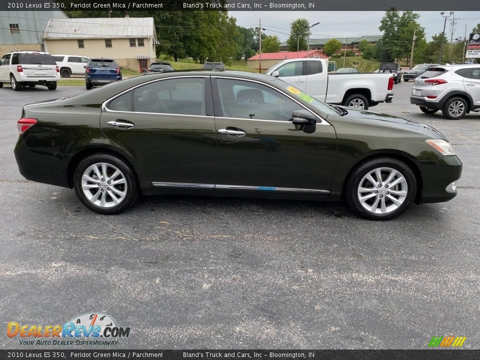 2010 Lexus ES 350 Peridot Green Mica / Parchment Photo #5