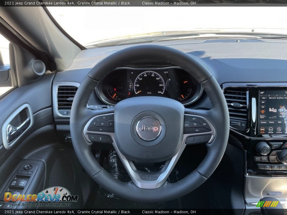 2021 Jeep Grand Cherokee Laredo 4x4 Granite Crystal Metallic / Black Photo #5