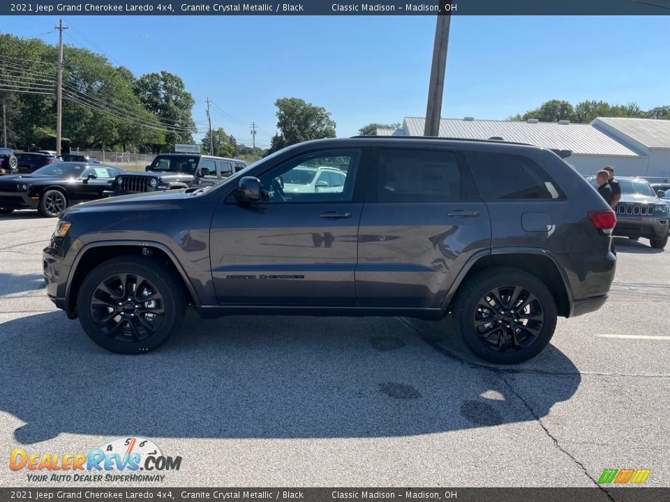 2021 Jeep Grand Cherokee Laredo 4x4 Granite Crystal Metallic / Black Photo #8