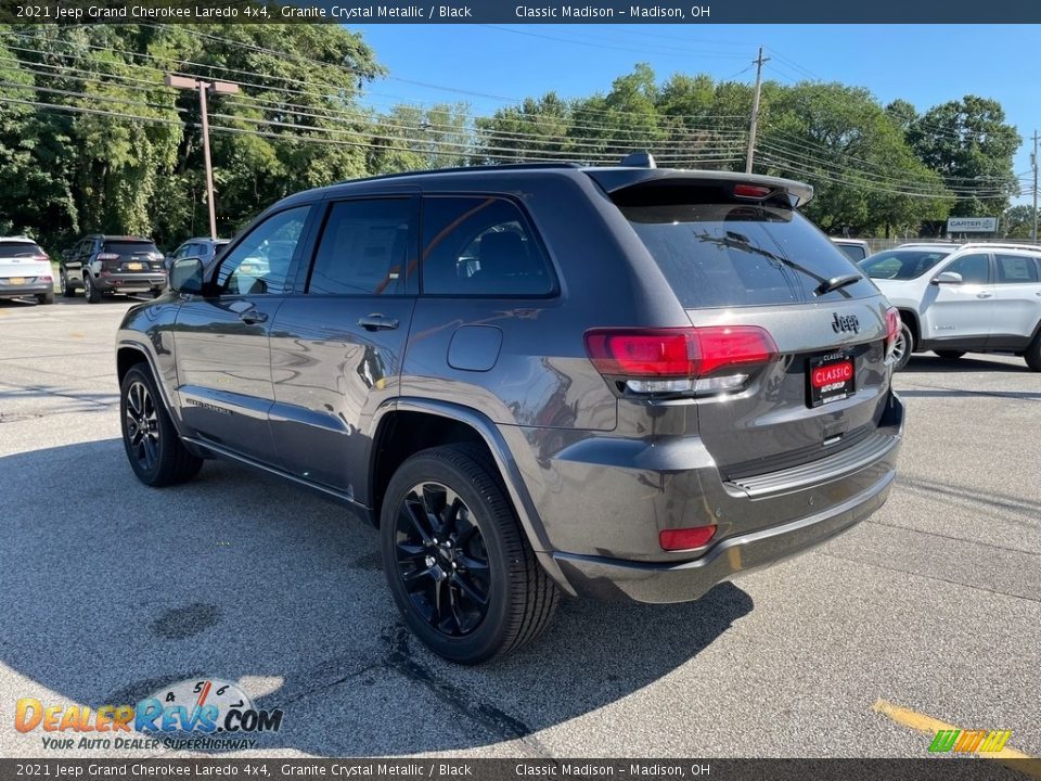 2021 Jeep Grand Cherokee Laredo 4x4 Granite Crystal Metallic / Black Photo #9