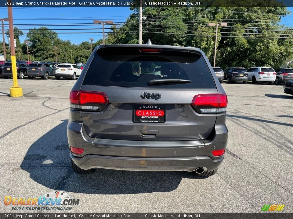 2021 Jeep Grand Cherokee Laredo 4x4 Granite Crystal Metallic / Black Photo #10