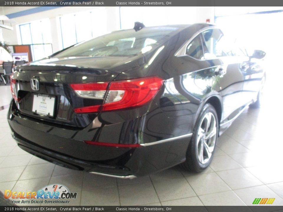 2018 Honda Accord EX Sedan Crystal Black Pearl / Black Photo #7