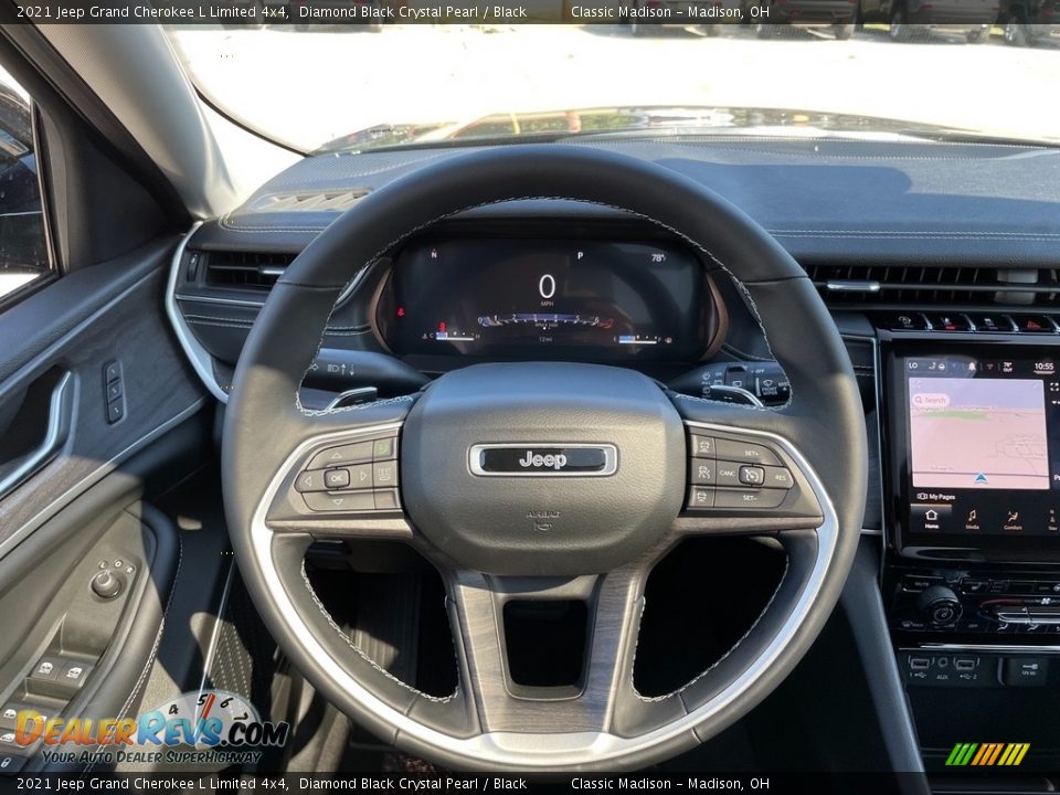 2021 Jeep Grand Cherokee L Limited 4x4 Steering Wheel Photo #6