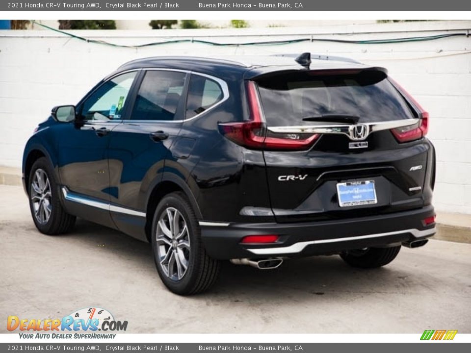 2021 Honda CR-V Touring AWD Crystal Black Pearl / Black Photo #2