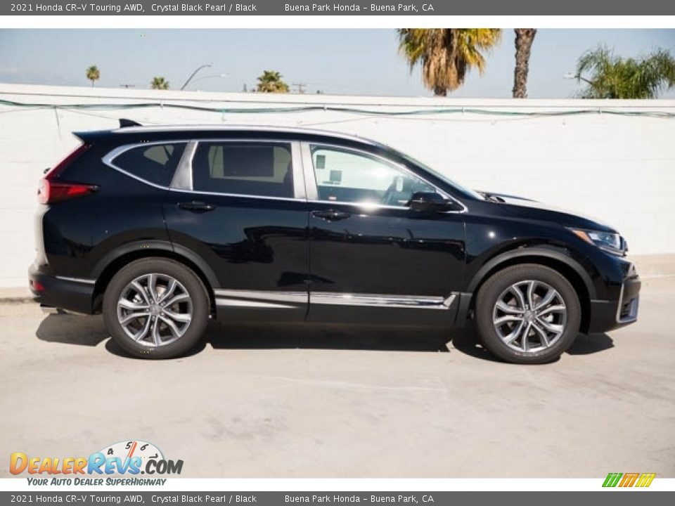 2021 Honda CR-V Touring AWD Crystal Black Pearl / Black Photo #6