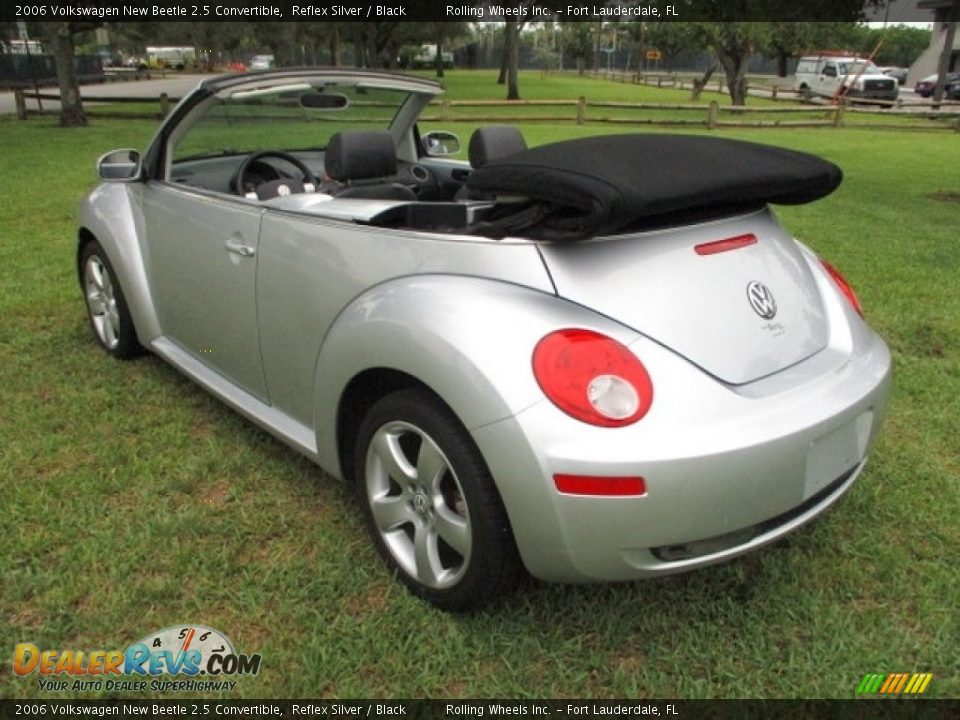 2006 Volkswagen New Beetle 2.5 Convertible Reflex Silver / Black Photo #14