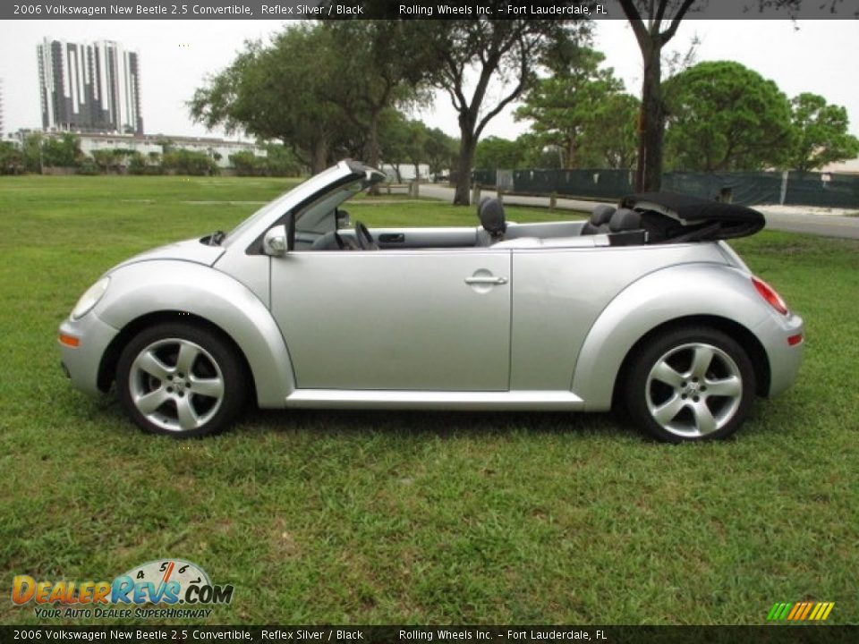 2006 Volkswagen New Beetle 2.5 Convertible Reflex Silver / Black Photo #19