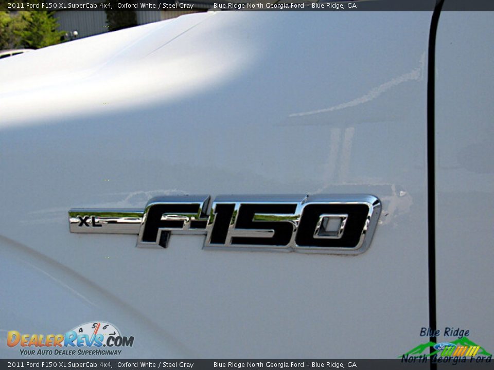 2011 Ford F150 XL SuperCab 4x4 Oxford White / Steel Gray Photo #26