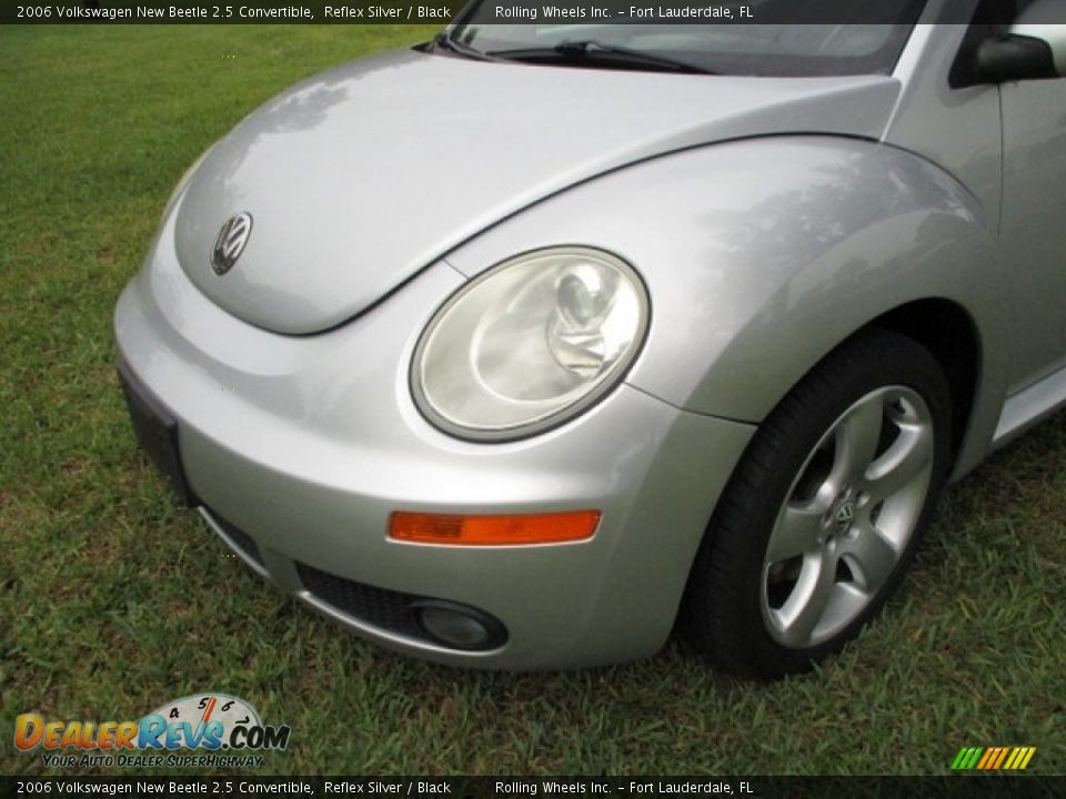 2006 Volkswagen New Beetle 2.5 Convertible Reflex Silver / Black Photo #27