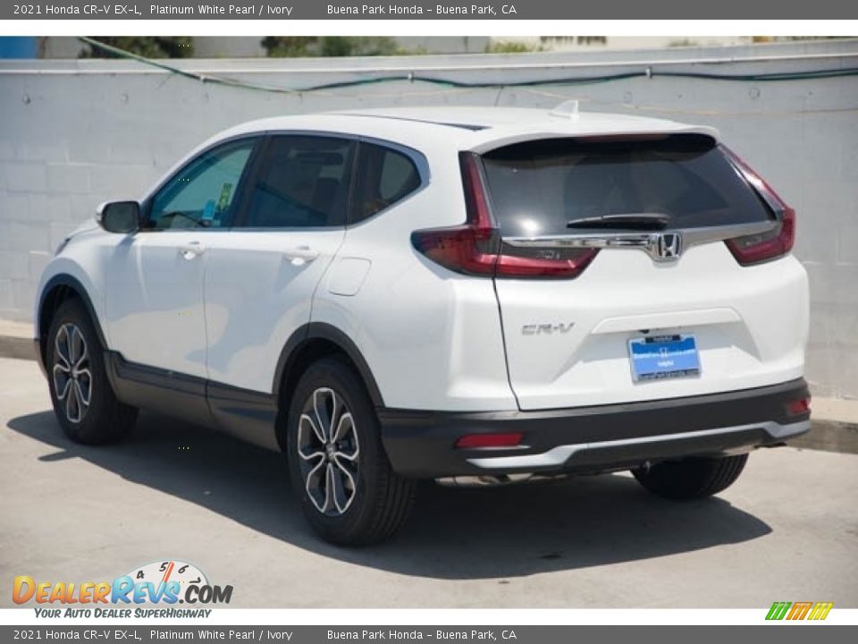 2021 Honda CR-V EX-L Platinum White Pearl / Ivory Photo #2