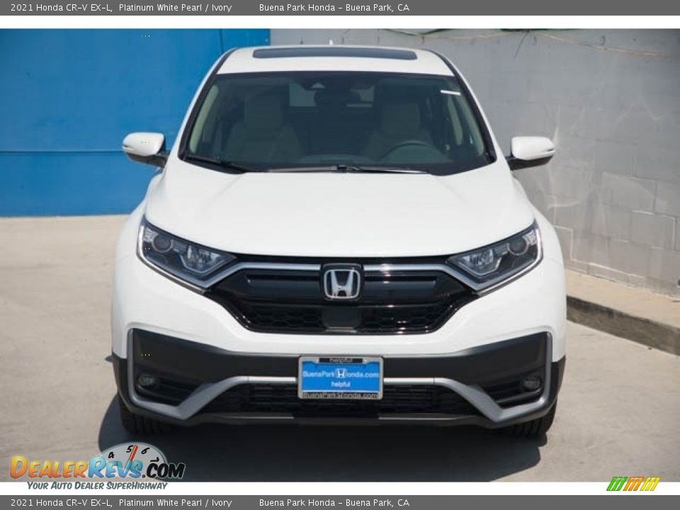 2021 Honda CR-V EX-L Platinum White Pearl / Ivory Photo #3