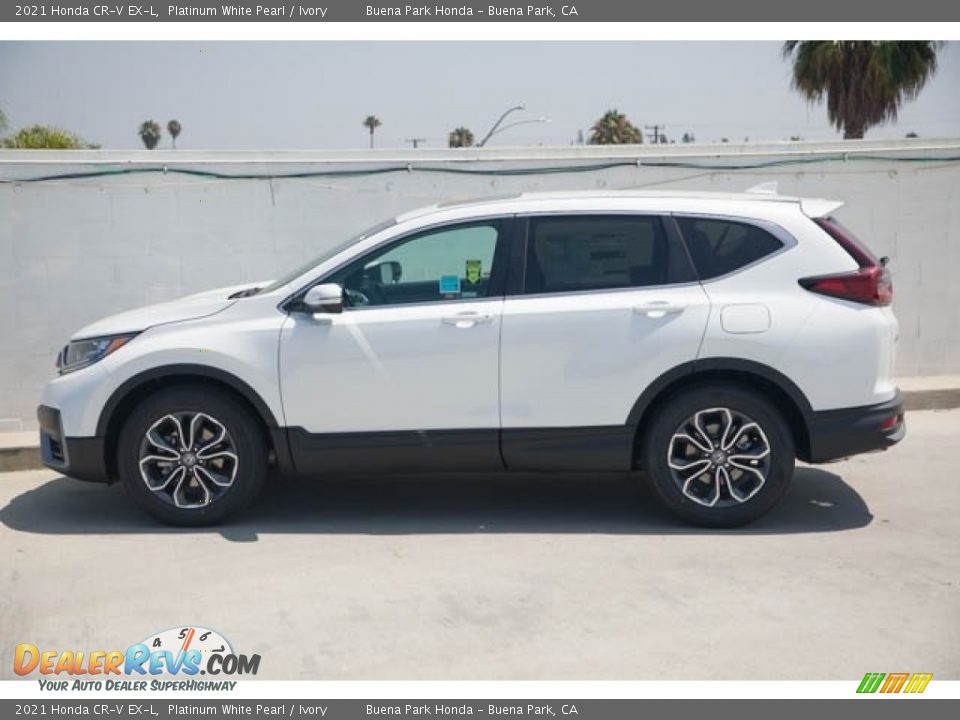 2021 Honda CR-V EX-L Platinum White Pearl / Ivory Photo #4