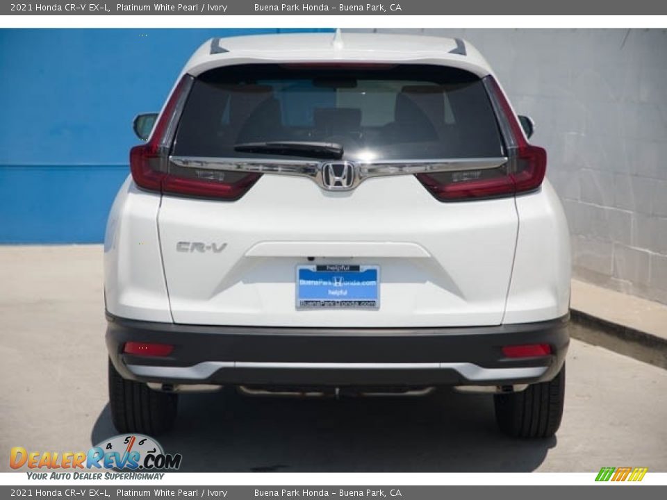 2021 Honda CR-V EX-L Platinum White Pearl / Ivory Photo #5