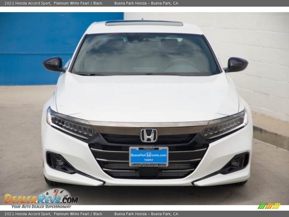 2021 Honda Accord Sport Platinum White Pearl / Black Photo #3