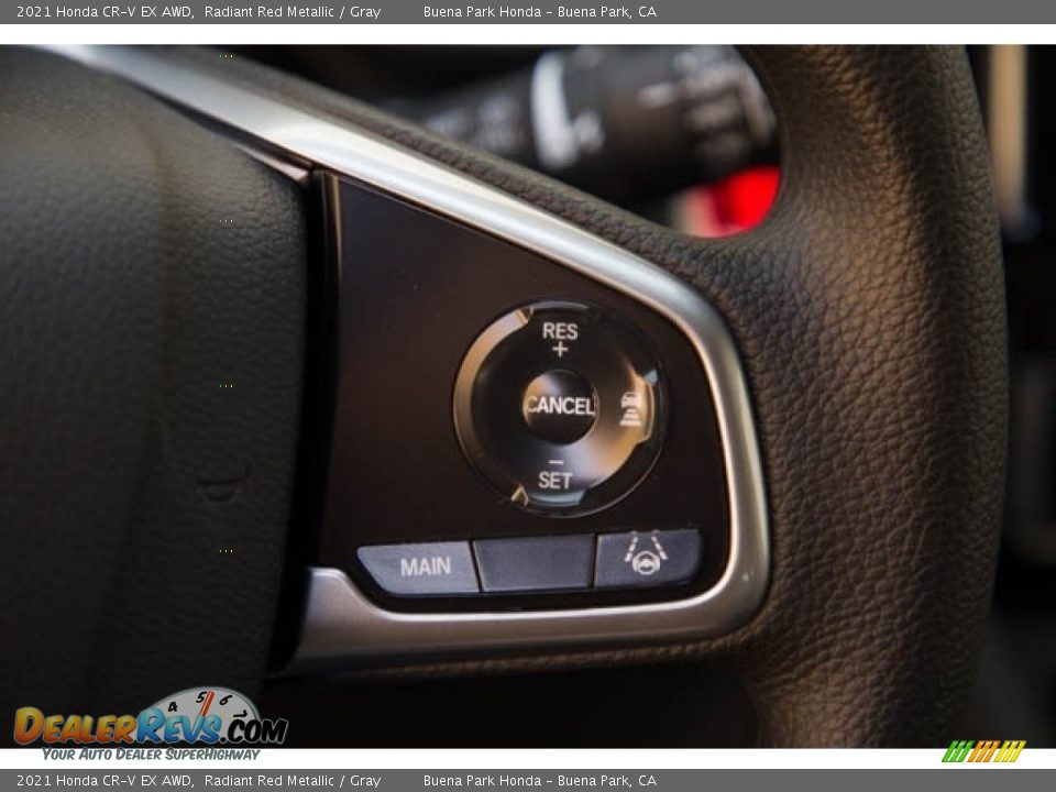 2021 Honda CR-V EX AWD Radiant Red Metallic / Gray Photo #19