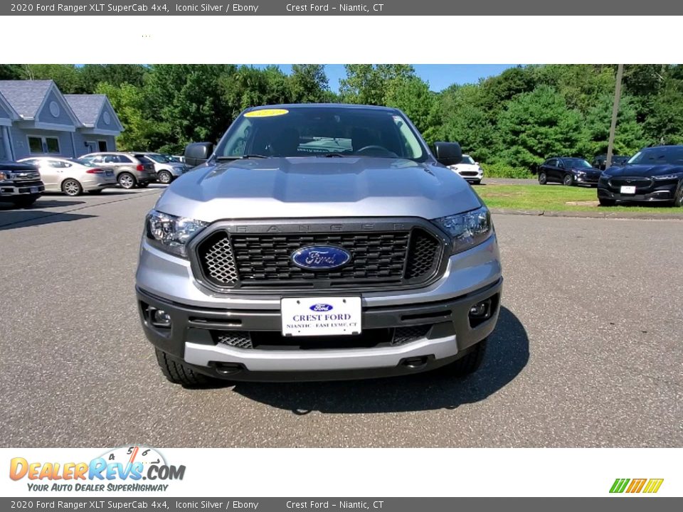 2020 Ford Ranger XLT SuperCab 4x4 Iconic Silver / Ebony Photo #2