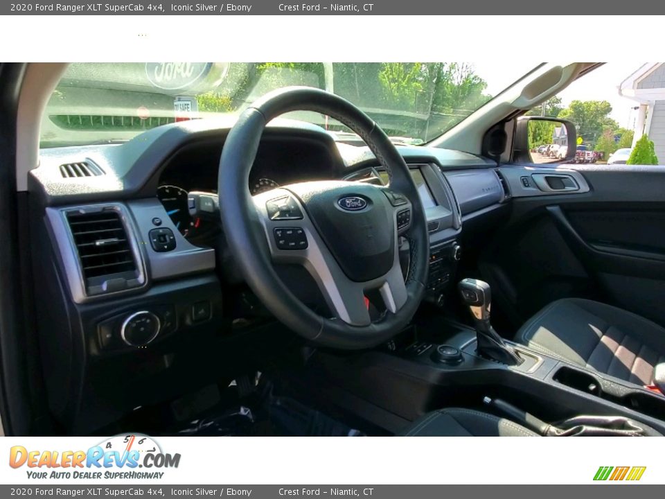 2020 Ford Ranger XLT SuperCab 4x4 Iconic Silver / Ebony Photo #10