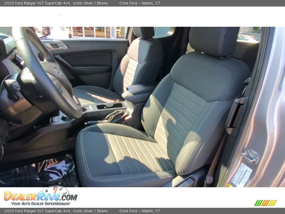 2020 Ford Ranger XLT SuperCab 4x4 Iconic Silver / Ebony Photo #11