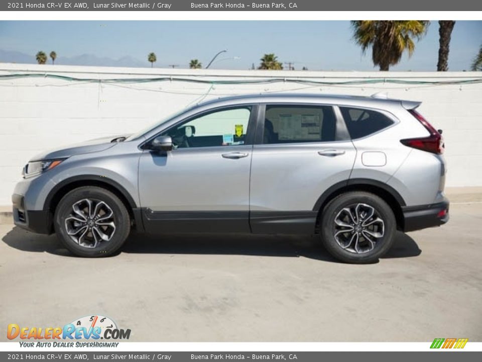 2021 Honda CR-V EX AWD Lunar Silver Metallic / Gray Photo #4