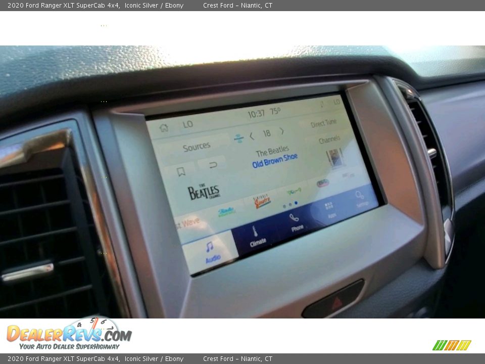2020 Ford Ranger XLT SuperCab 4x4 Iconic Silver / Ebony Photo #14