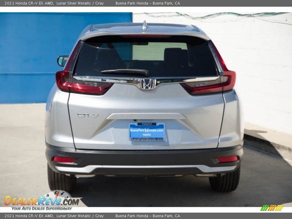 2021 Honda CR-V EX AWD Lunar Silver Metallic / Gray Photo #5