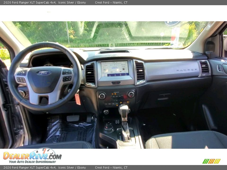 2020 Ford Ranger XLT SuperCab 4x4 Iconic Silver / Ebony Photo #17
