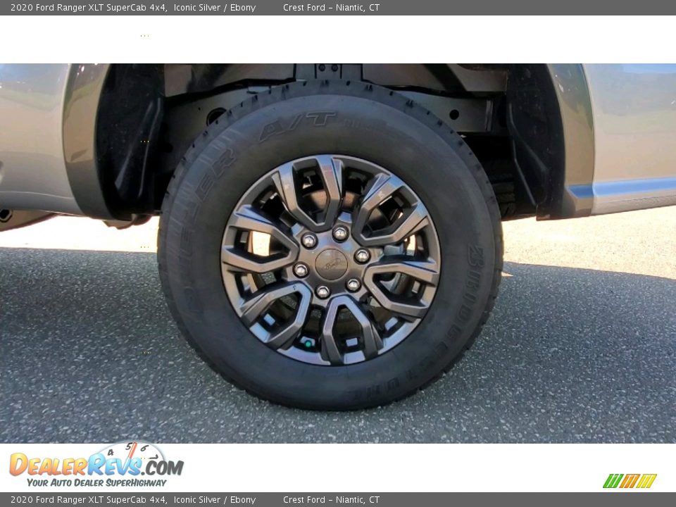 2020 Ford Ranger XLT SuperCab 4x4 Iconic Silver / Ebony Photo #18