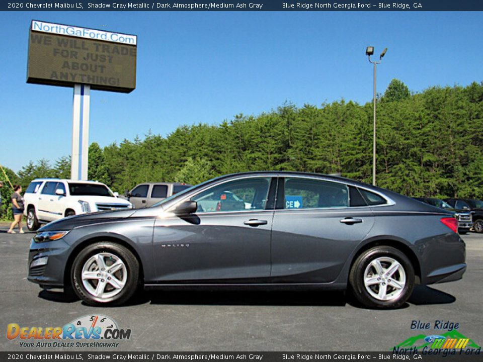 2020 Chevrolet Malibu LS Shadow Gray Metallic / Dark Atmosphere/Medium Ash Gray Photo #2