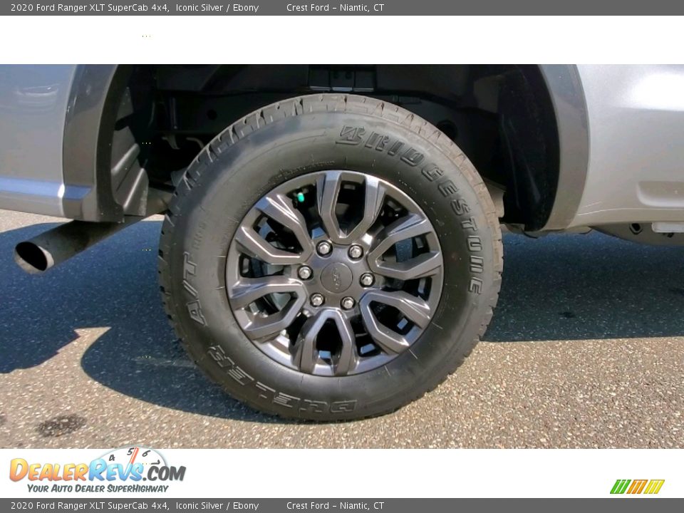 2020 Ford Ranger XLT SuperCab 4x4 Iconic Silver / Ebony Photo #20
