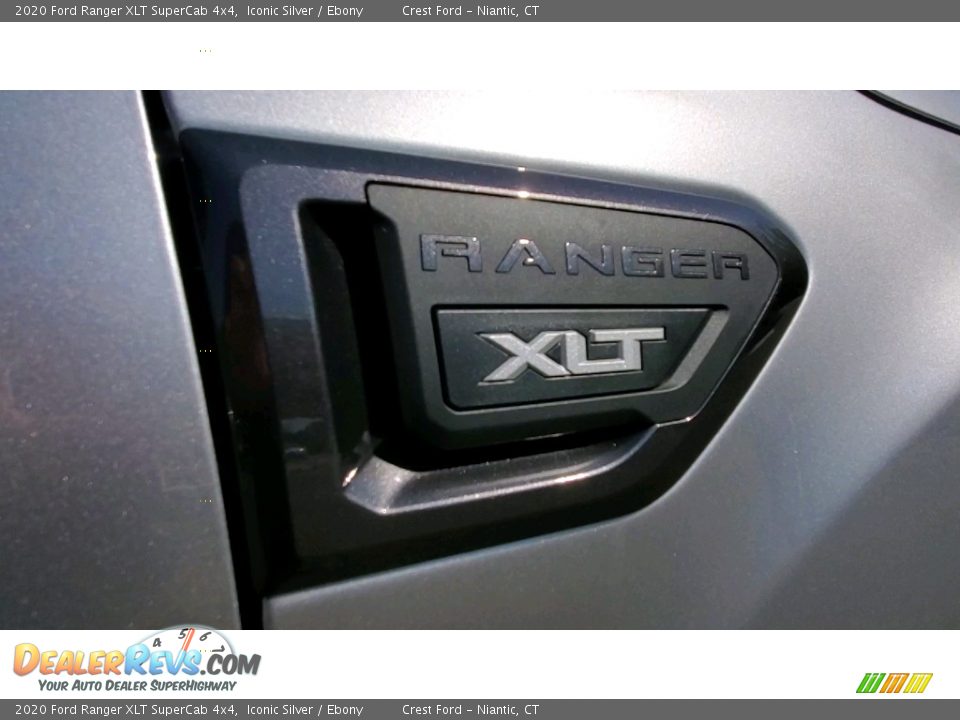 2020 Ford Ranger XLT SuperCab 4x4 Iconic Silver / Ebony Photo #24