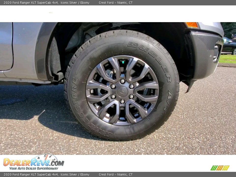2020 Ford Ranger XLT SuperCab 4x4 Iconic Silver / Ebony Photo #25