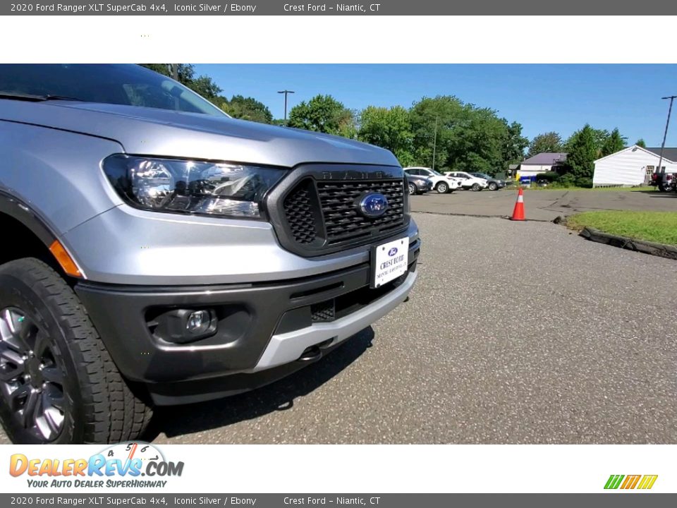 2020 Ford Ranger XLT SuperCab 4x4 Iconic Silver / Ebony Photo #26