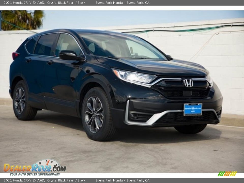 2021 Honda CR-V EX AWD Crystal Black Pearl / Black Photo #1