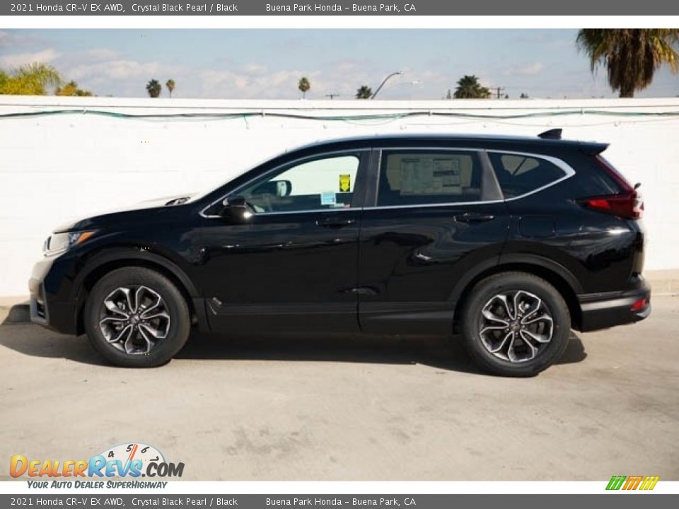 2021 Honda CR-V EX AWD Crystal Black Pearl / Black Photo #4