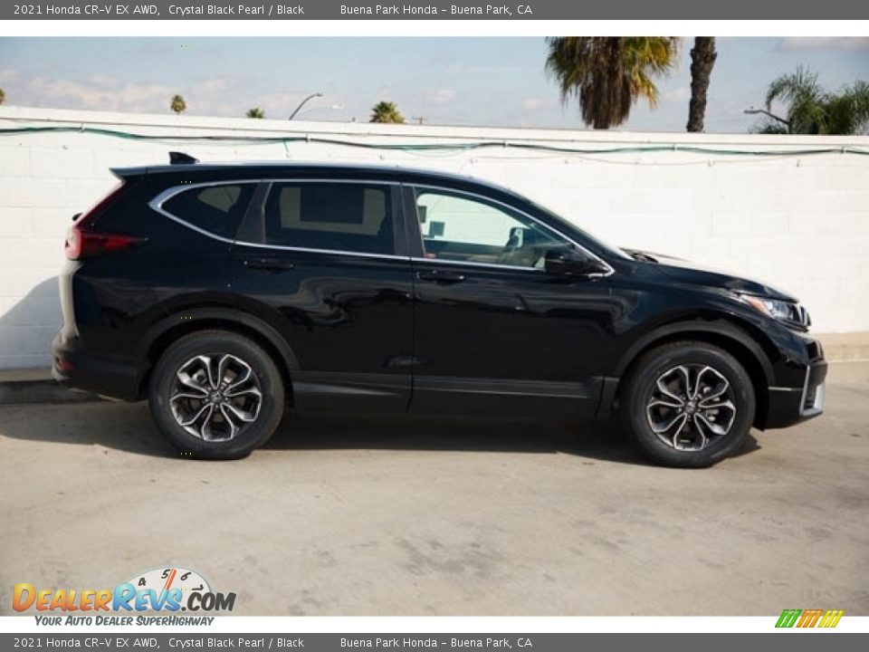 2021 Honda CR-V EX AWD Crystal Black Pearl / Black Photo #6