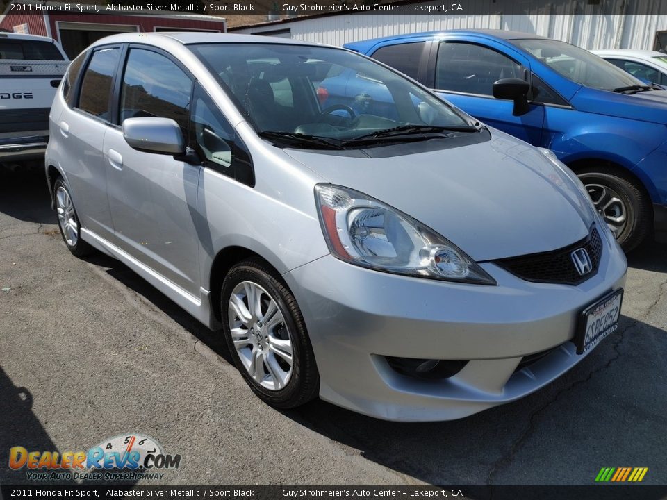 2011 Honda Fit Sport Alabaster Silver Metallic / Sport Black Photo #1