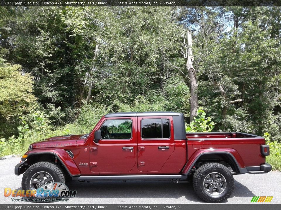 2021 Jeep Gladiator Rubicon 4x4 Snazzberry Pearl / Black Photo #1