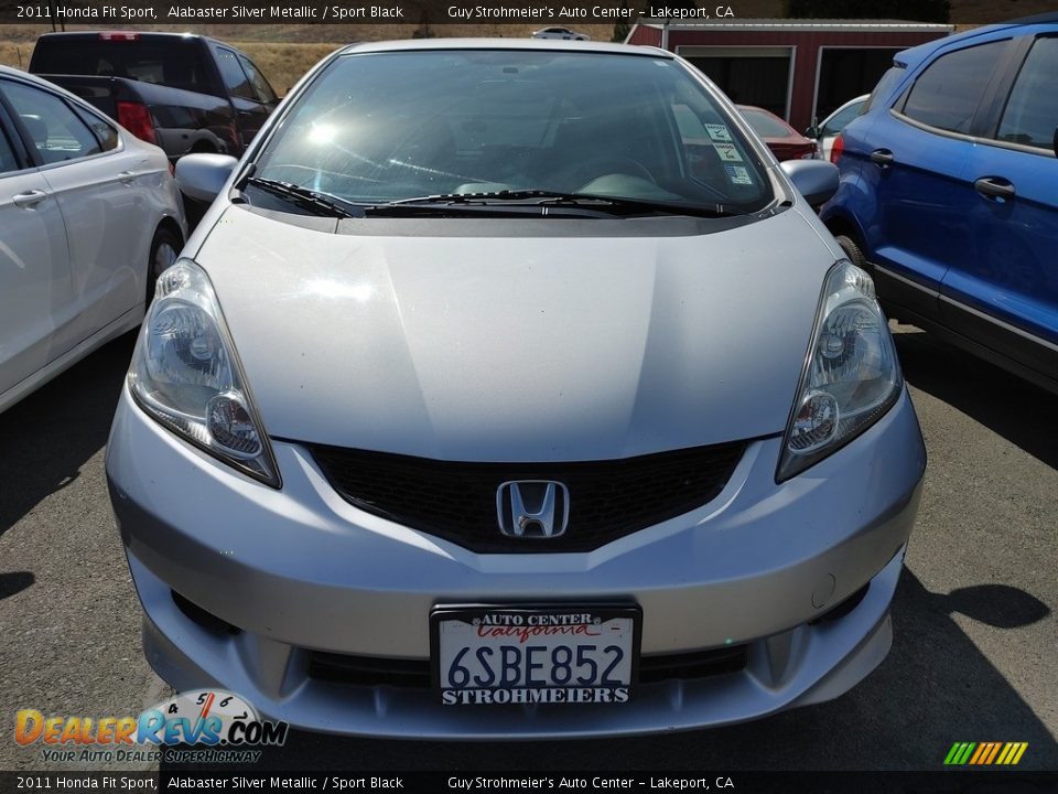 2011 Honda Fit Sport Alabaster Silver Metallic / Sport Black Photo #2