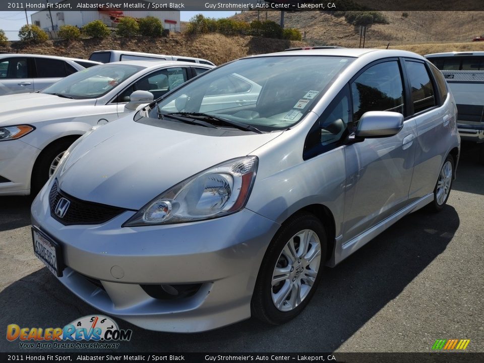 2011 Honda Fit Sport Alabaster Silver Metallic / Sport Black Photo #3