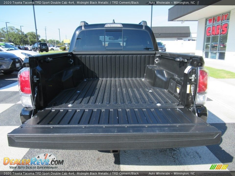 2020 Toyota Tacoma TRD Sport Double Cab 4x4 Midnight Black Metallic / TRD Cement/Black Photo #5