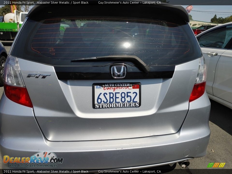 2011 Honda Fit Sport Alabaster Silver Metallic / Sport Black Photo #5