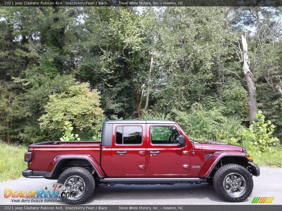 2021 Jeep Gladiator Rubicon 4x4 Snazzberry Pearl / Black Photo #5