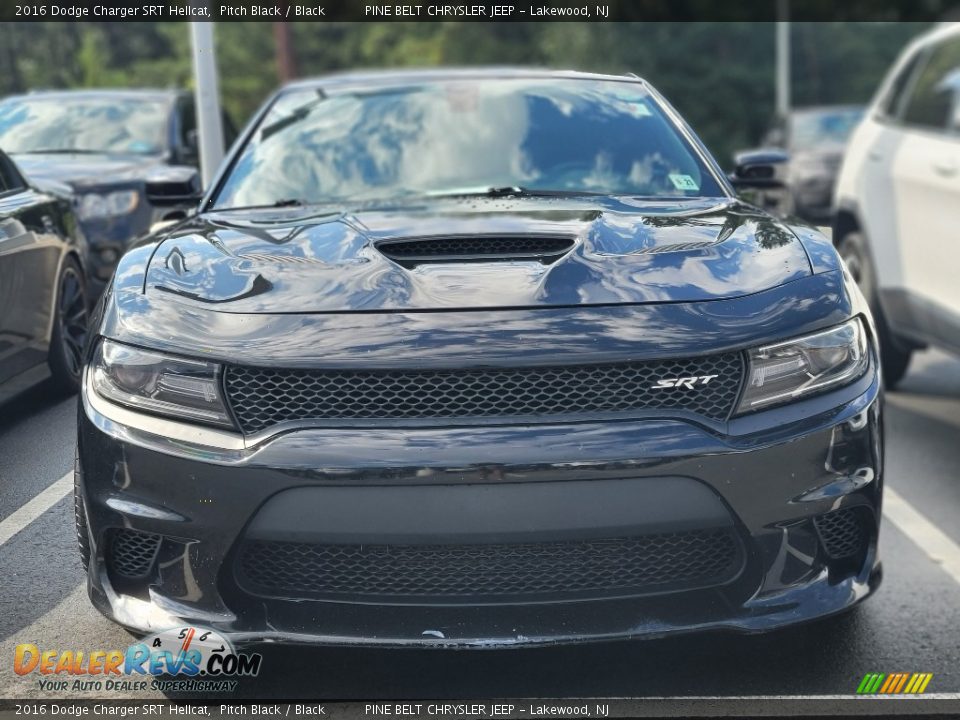 2016 Dodge Charger SRT Hellcat Pitch Black / Black Photo #2