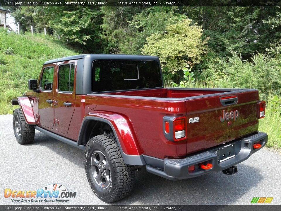 2021 Jeep Gladiator Rubicon 4x4 Snazzberry Pearl / Black Photo #9