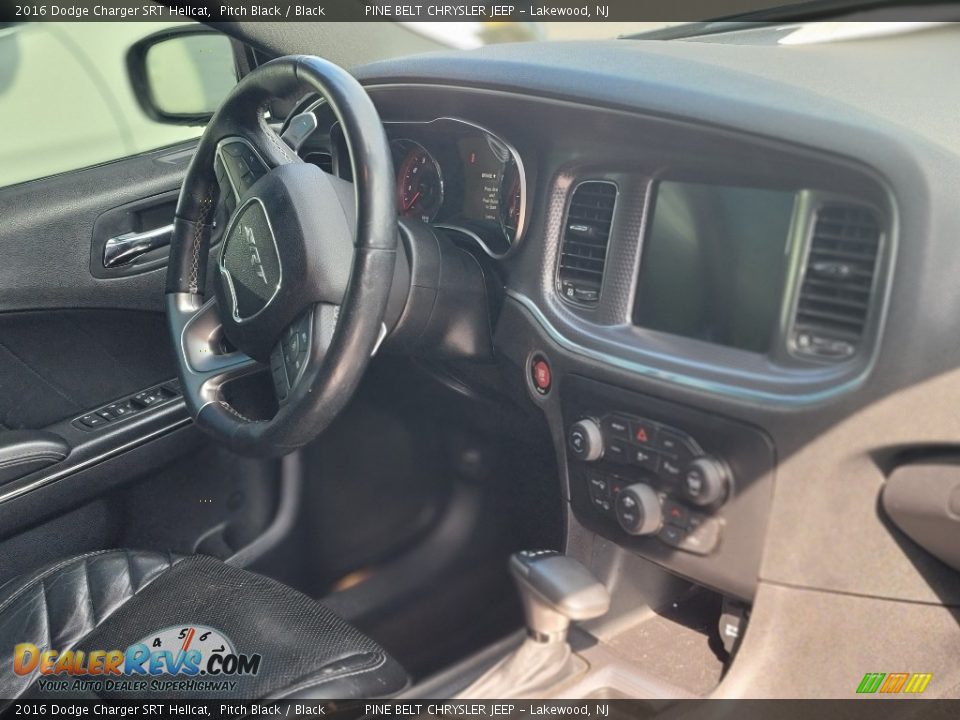 2016 Dodge Charger SRT Hellcat Pitch Black / Black Photo #3